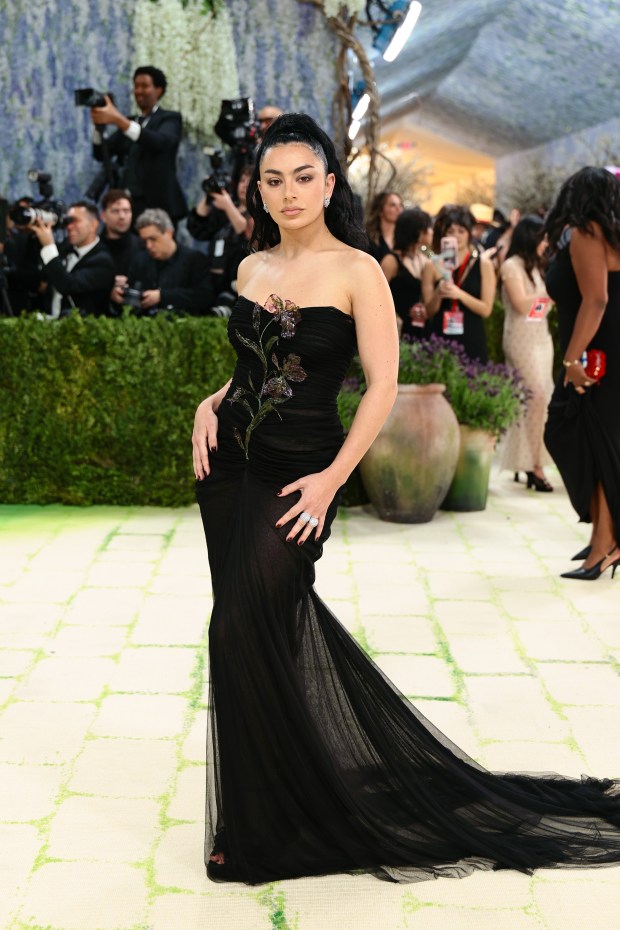 NEW YORK, NEW YORK - MAY 04: Charli xcx attends the 2026 Met Gala celebrating "Costume Art" at the Metropolitan Museum of Art on May 04, 2026 in New York City. (Photo by Dimitrios Kambouris/Getty Images for The Met Museum/Vogue)