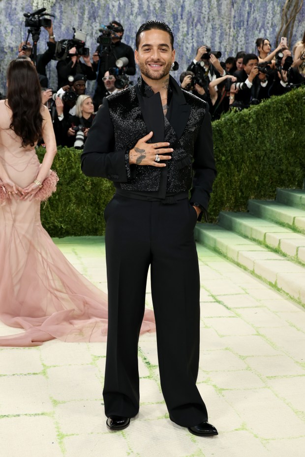 NEW YORK, NEW YORK - MAY 04: Maluma attends the 2026 Met Gala celebrating "Costume Art" at the Metropolitan Museum of Art on May 04, 2026 in New York City. (Photo by Jamie McCarthy/Getty Images)