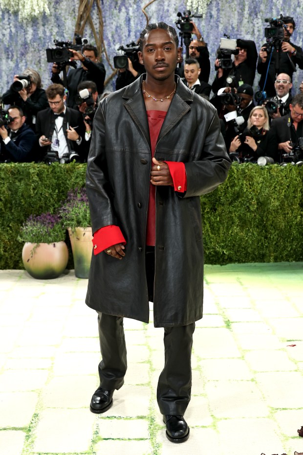 NEW YORK, NEW YORK - MAY 04: Damson Idris attends the 2026 Met Gala celebrating "Costume Art" at the Metropolitan Museum of Art on May 04, 2026 in New York City. (Photo by Jamie McCarthy/Getty Images)