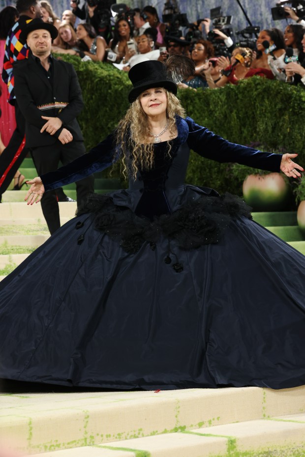 NEW YORK, NEW YORK - MAY 04: Stevie Nicks attends the 2026 Met Gala celebrating "Costume Art" at the Metropolitan Museum of Art on May 04, 2026 in New York City. (Photo by Julian Hamilton/Getty Images)