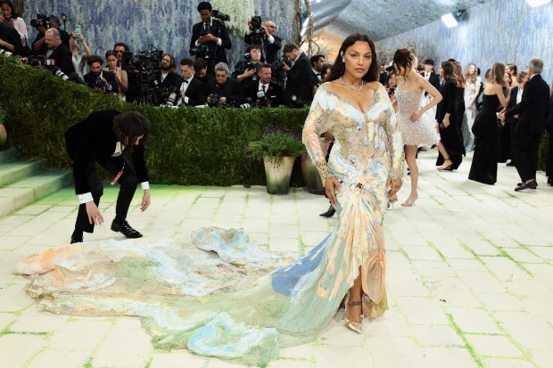 NEW YORK, NEW YORK - MAY 04: Paloma Elsesser attends the 2026 Met Gala celebrating "Costume Art" at the Metropolitan Museum of Art on May 04, 2026 in New York City. (Photo by Dimitrios Kambouris/Getty Images for The Met Museum/Vogue)