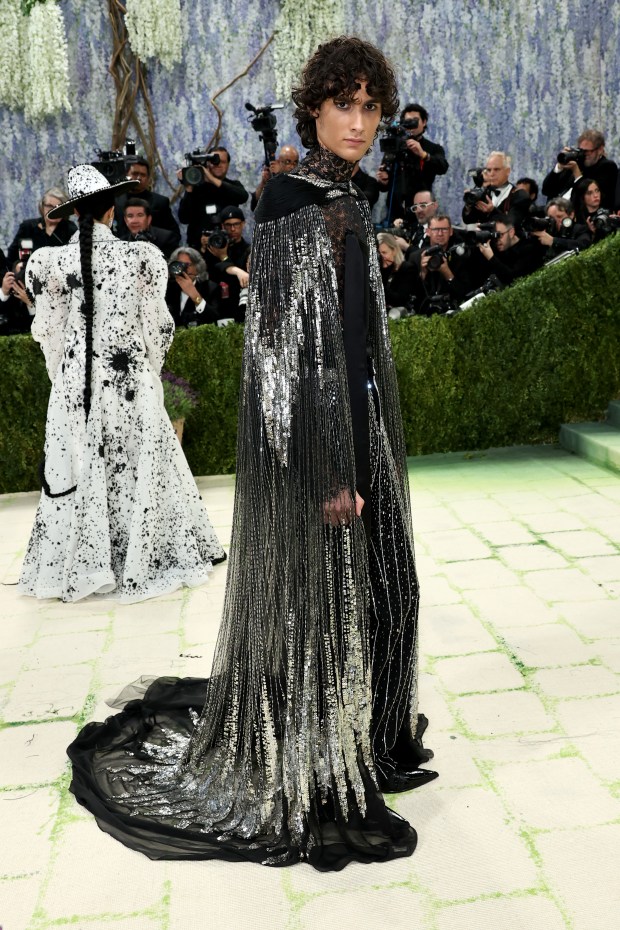 NEW YORK, NEW YORK - MAY 04: Sombr attends the 2026 Met Gala celebrating "Costume Art" at the Metropolitan Museum of Art on May 04, 2026 in New York City. (Photo by Jamie McCarthy/Getty Images)
