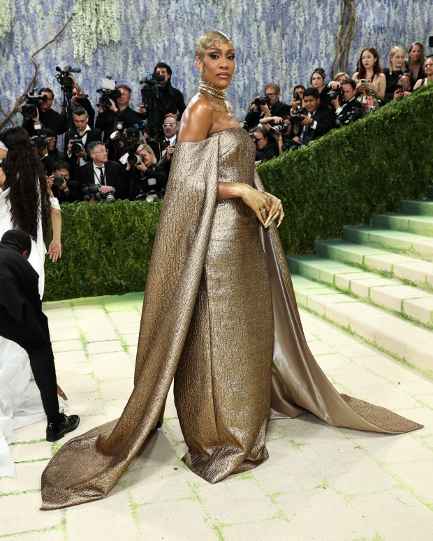 NEW YORK, NEW YORK - MAY 04: A'ja Wilson attends the 2026 Met Gala celebrating "Costume Art" at the Metropolitan Museum of Art on May 04, 2026 in New York City. (Photo by Jamie McCarthy/Getty Images)