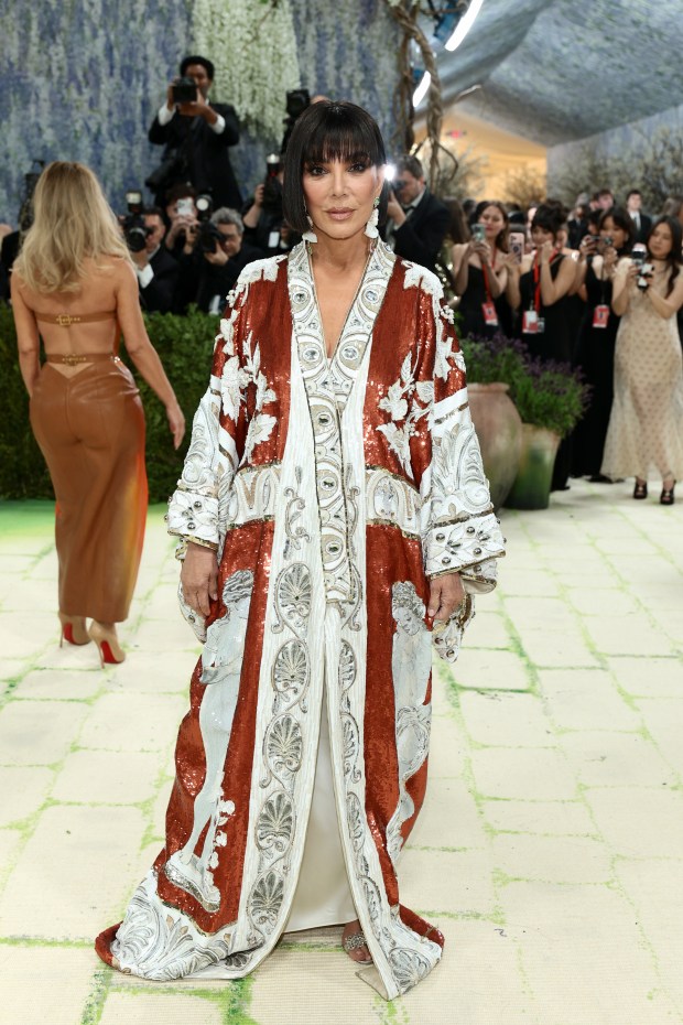 NEW YORK, NEW YORK - MAY 04: Kris Jenner attends the 2026 Met Gala celebrating "Costume Art" at the Metropolitan Museum of Art on May 04, 2026 in New York City. (Photo by Dimitrios Kambouris/Getty Images for The Met Museum/Vogue)