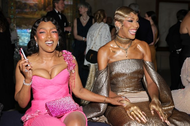 NEW YORK, NEW YORK - MAY 04: (L-R) Angela Bassett and A'ja Wilson attend the 2026 Met Gala celebrating "Costume Art" at the Metropolitan Museum of Art on May 04, 2026 in New York City. (Photo by Arturo Holmes/MG26/Getty Images for The Met Museum/Vogue)