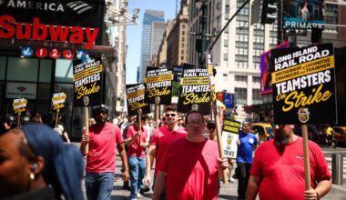 Rail strike snarls NY