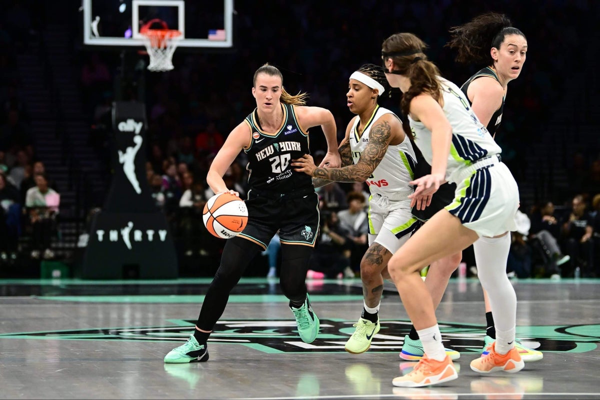 Sabrina Ionescu’s New York Liberty season debut spoiled by Azzi Fudd and Wings