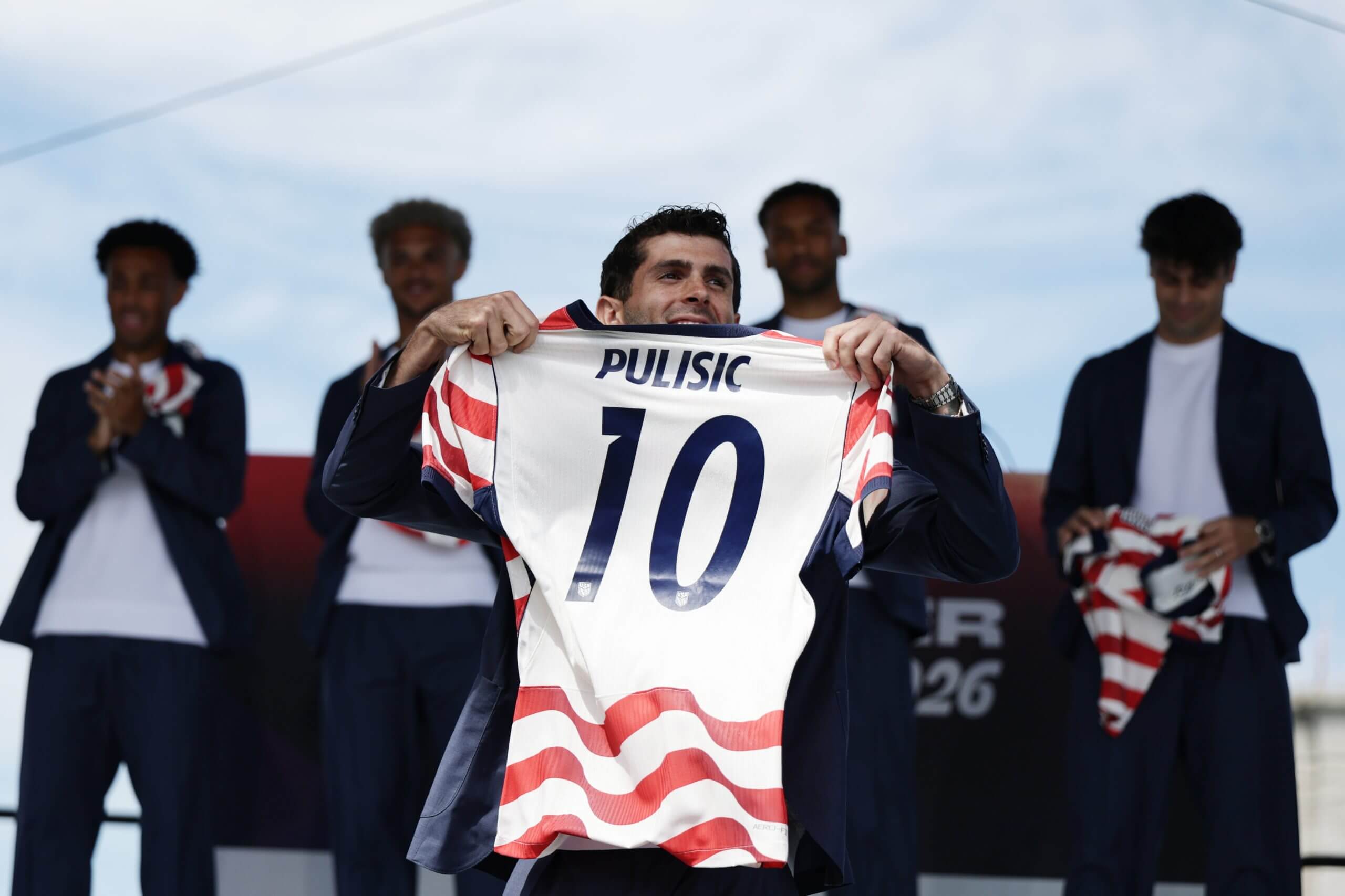 Christian Pulisic is introduced on the USA World Cup squad