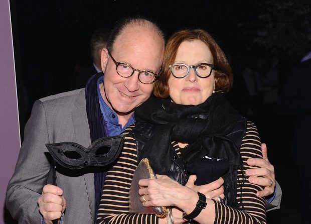 Art critics Jerry Saltz and Roberta Smith attend The Jewish Museum's Purim Ball 2015 at the Park Avenue Armory on Feb. 25, 2015 in New York City. (Photo by Andrew Toth/Getty Images)