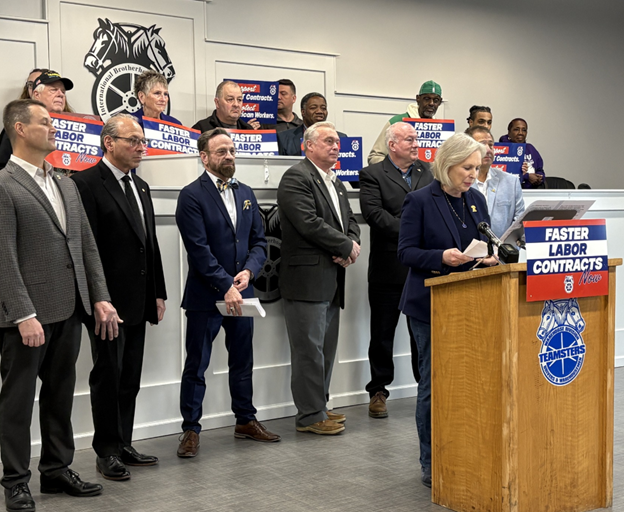 U.S. Senator Gillibrand ‘Stands With Organized Labor Across New York State To Urge The Passage Of The Federal Faster Labor Contracts Act’