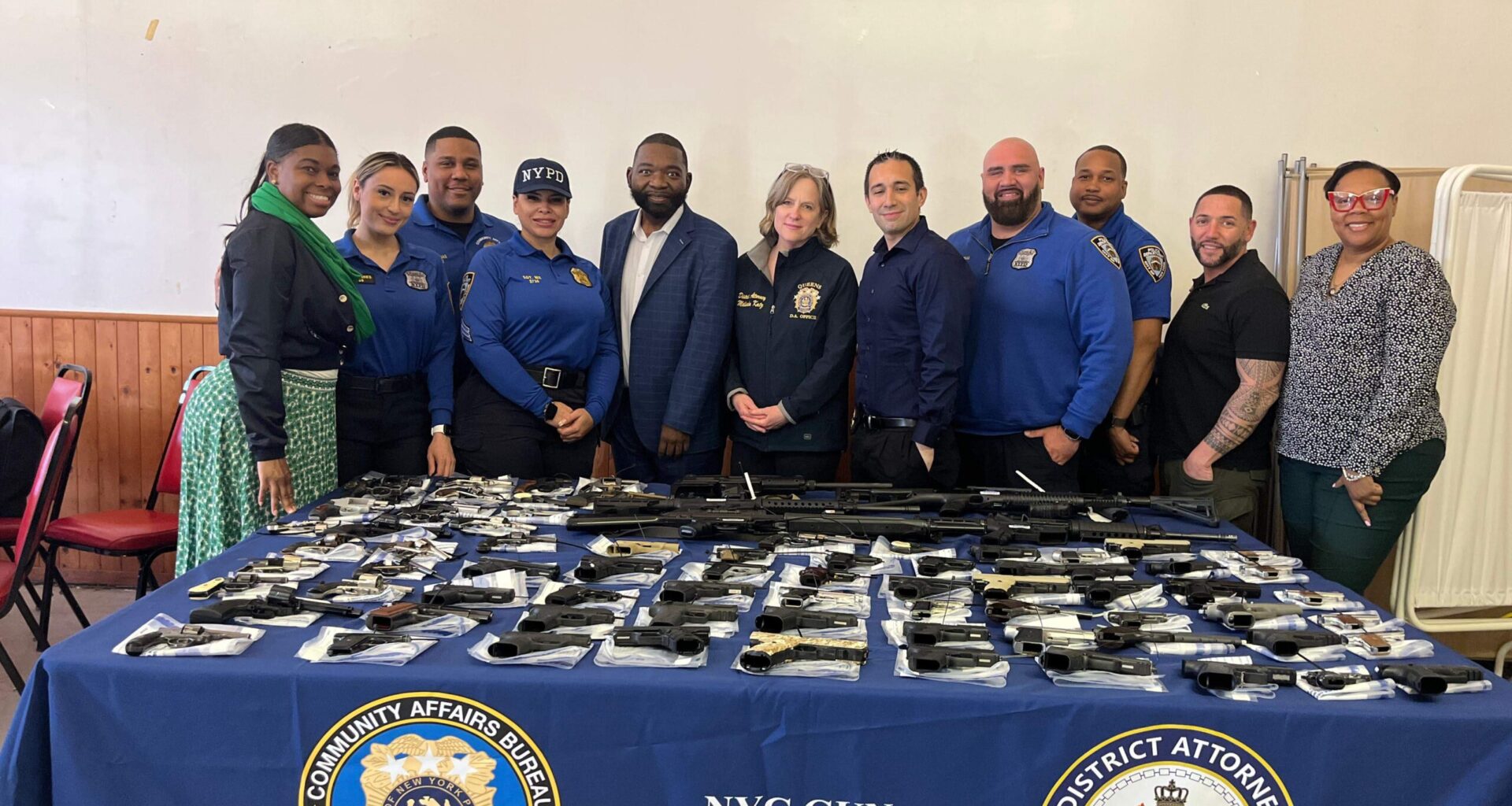 QUEENS DA, NYPD & NY ATTORNEY GENERAL REMOVE MORE THAN 100 GUNS, INCLUDING ASSAULT WEAPONS, AS PART OF GUN BUYBACK EVENT