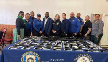 QUEENS DA, NYPD & NY ATTORNEY GENERAL REMOVE MORE THAN 100 GUNS, INCLUDING ASSAULT WEAPONS, AS PART OF GUN BUYBACK EVENT