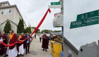 Street co-named ‘Sakya Tsechen Way’ in Queens, New York