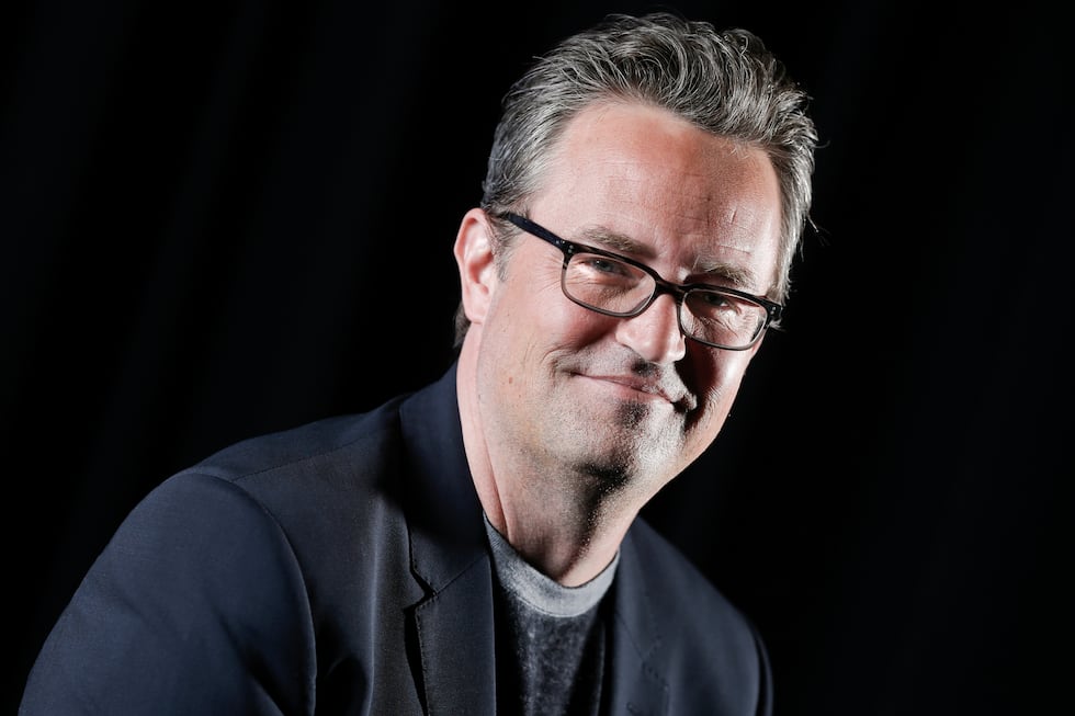 FILE - Matthew Perry poses for a portrait in New York on Feb. 17, 2015. (Photo by Brian...