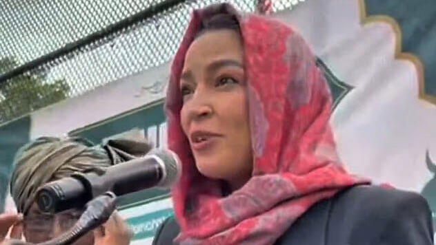 AOC mocked for wearing hijab at Eid event: 'You are telling other women to be Handmai
