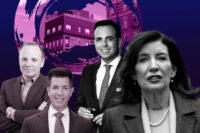 Attorneys Andrew Freedland and Ben Williams, Gov. Kathy Hochul and Compass’ Jason Haber