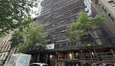 UWS Shed Watch: Many Sidewalk Sheds Are There for Mandatory Facade Inspections -- Could That Change?