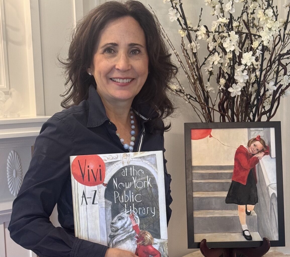 Manhasset artist publishes children’s book inspired by New York Public Library