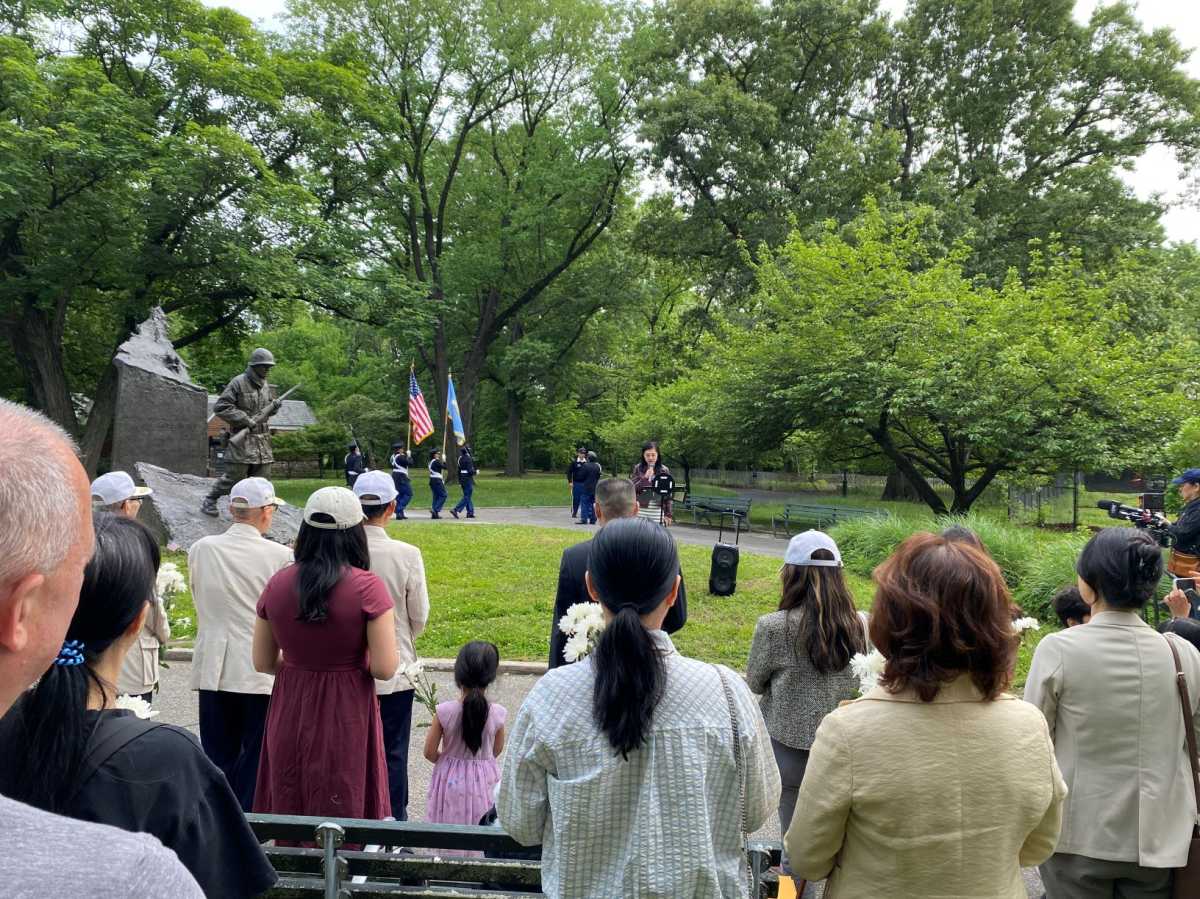 New York City Council Deputy Leader Sandra Ung held a Memorial Day observance on Friday.