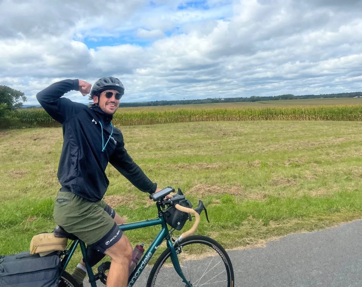 Hunter Bolesky biking