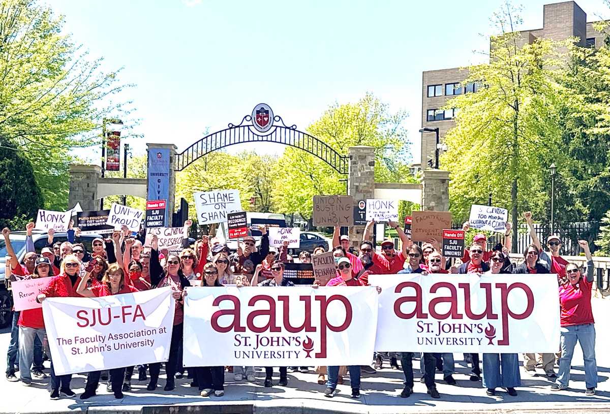 St. John’s faculty rally for union recognition as standoff continues – QNS