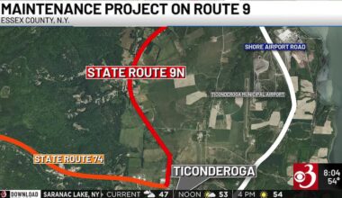 Route 9 lane closure in New York starting Monday