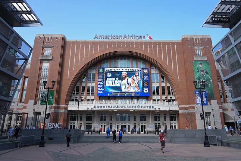 DALLAS, TX - FEBRUARY 8: An overall view of the arena before the game between the Houston Rockets and the Dallas Mavericks on February 8, 2025 at American Airlines Center in Dallas, Texas. NOTE TO USER: User expressly acknowledges and agrees that, by downloading and or using this photograph, User is consenting to the terms and conditions of the Getty Images License Agreement. Mandatory Copyright Notice: Copyright 2025 NBAE (Photo by Glenn James/NBAE via Getty Images)
