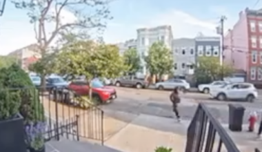 Man caught on video firing shots at moving car in broad daylight in Jersey City