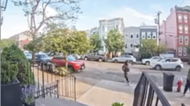 Man caught on video firing shots at moving car in broad daylight in Jersey City