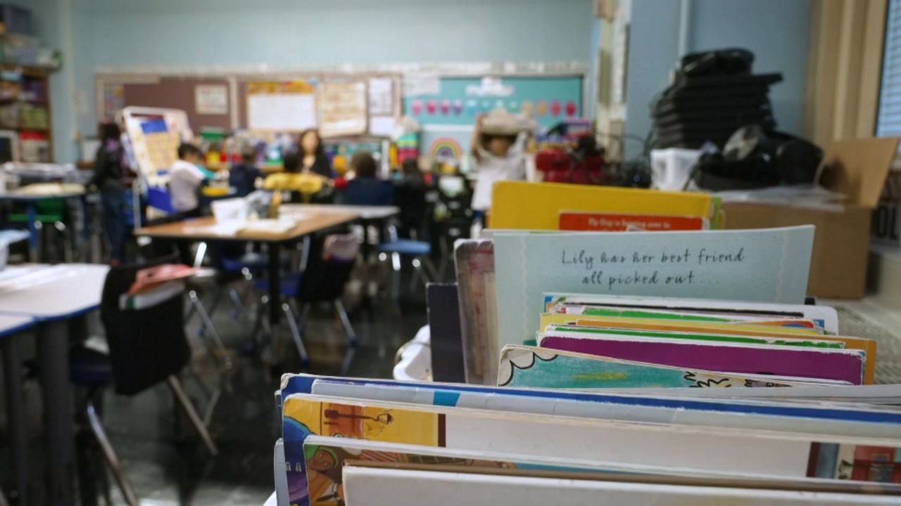 Public school teachers with 30 years of service would be able to retire at age 58 instead of 63 under the proposal. (Spectrum News NY1)