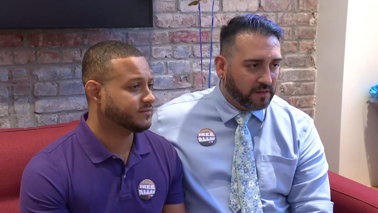 After more than 150 days in U.S. Immigration and Customs Enforcement detention, Allan Dabrio Marrero is back in New York City. (Spectrum News NY1)