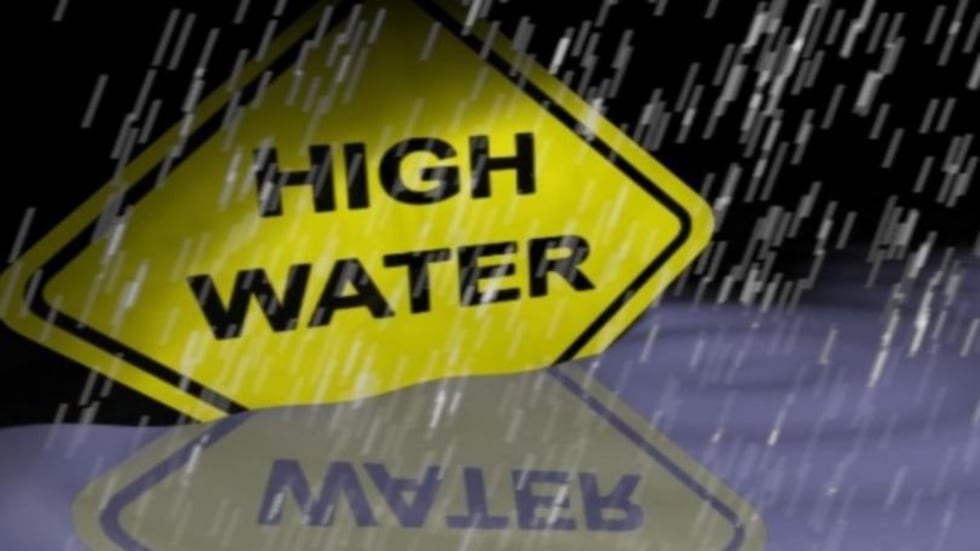 High water has closed a portion of K-18 highway near Manhattan after Monday night storms,...