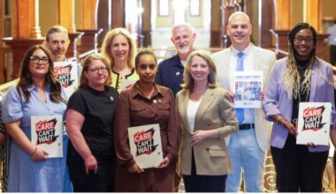 Unifor health care and social service workers bring fight for public care to Queen’s Park