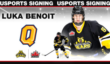 Bears Benoit Commits to USPORTS Queen’s University | CCHL