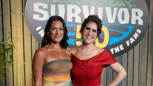 Michele Fitzgerald, Aubry Bracco at the 'Survivor 50' finale