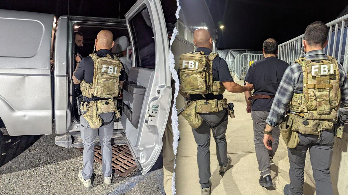 Mohammad Baqer Saad Dawood al-Saadi being arrested