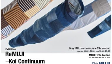 Muji Opens Reclaimed Textile Installation at Fifth Avenue Flagship