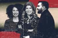 Sandy Nurse, Julie Menin and Zohran Mandani