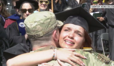Deployed brother surprises Morrisonville grad at New York commencement