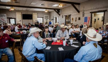 Rodeo family enjoys the popular 2025 Old Timers Reunion. Photo courtesy of Blushing Cactus Photography.
