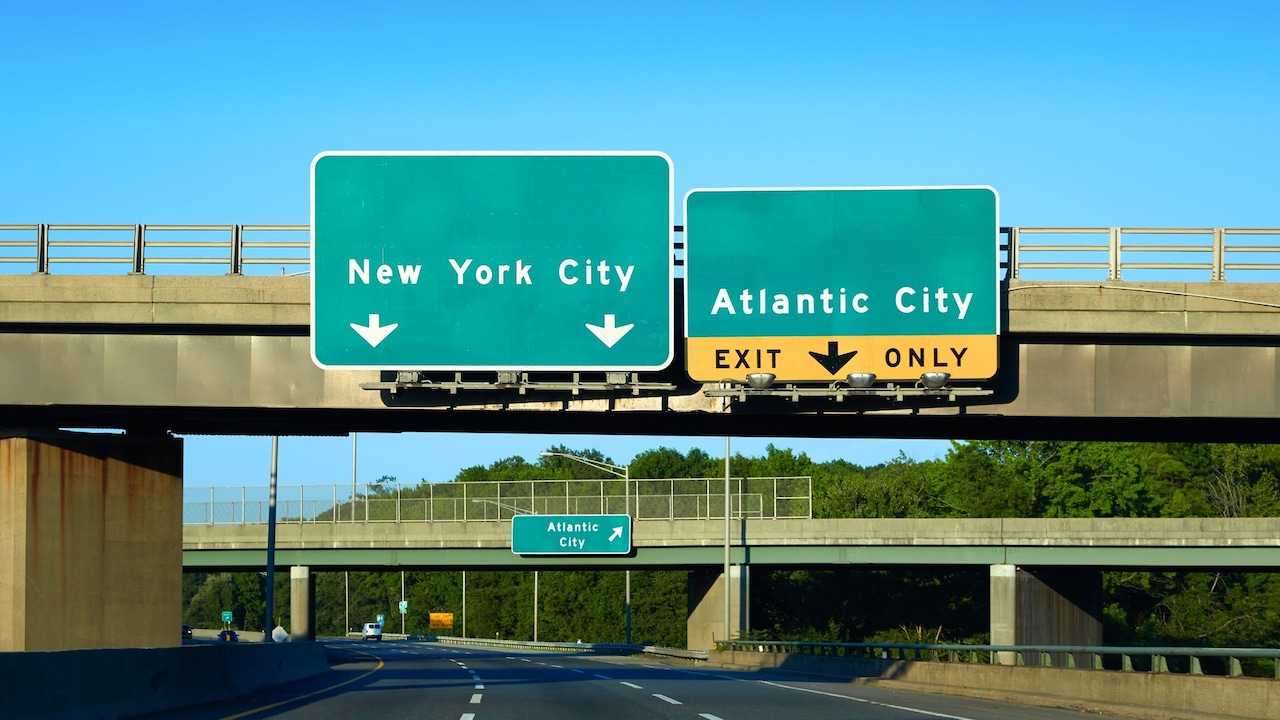 NJ highway signs