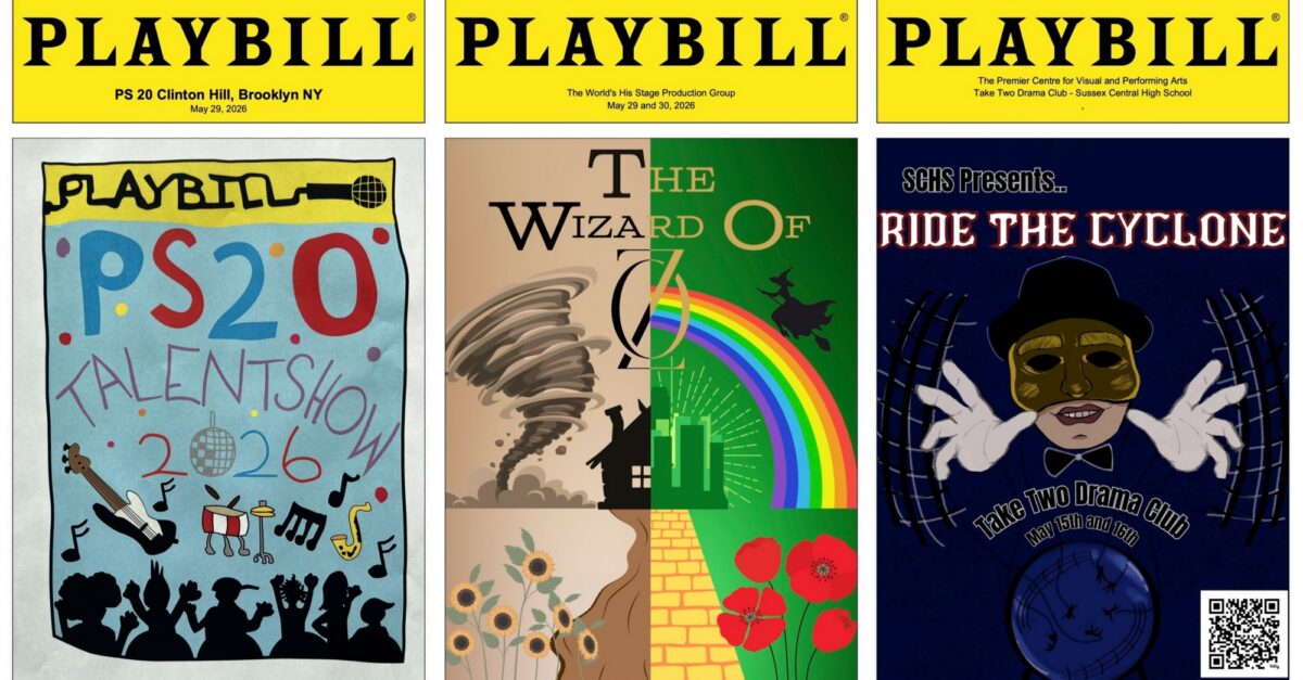 Cyclones and Twisters and Ice Queens, Oh My! 10 Creative PLAYBILLDER Covers From Around the Country