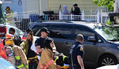 12 firefighters injured after floor collapse in Queens 4-alarm fire