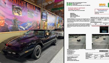 KITT car from famous TV series cited for speeding in New York despite being on display in Volo Museum
