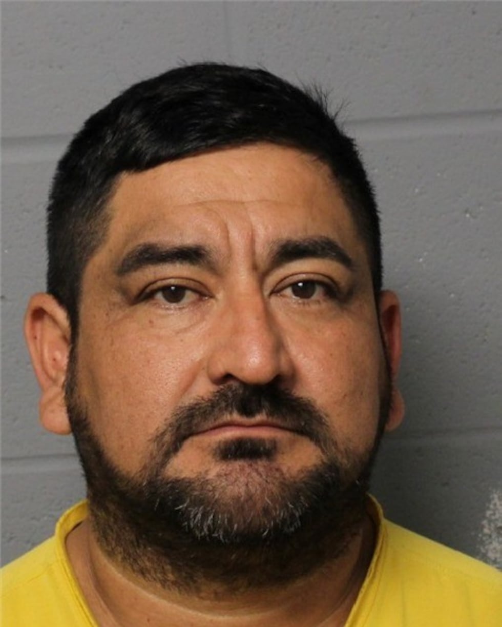 Darwin Romero of New York was charged will illegally dumping bulk waste in North Haven, police...