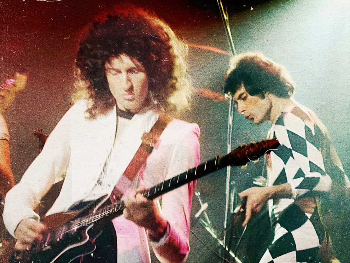 Queen - Brian May - Freddie Mercury - 1977