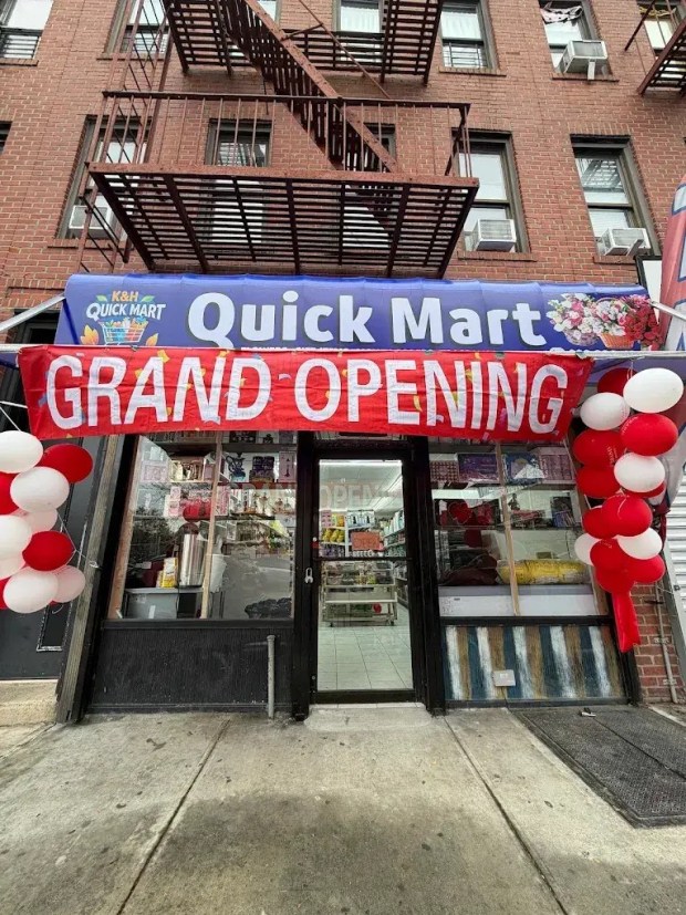 Kauser Miah, owner of K&H Quick Mart in the Bronx, agrees supporting small enterprises is worthwhile but his concern is rent, wages, and pricing, not administrative hurdles. The wage proposal would push him to run his business alone. (Photos courtesy of Jimena Elmufdi and Su Jin Seo)