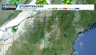 Some strong storms Tuesday, followed by rain in Vermont, New York