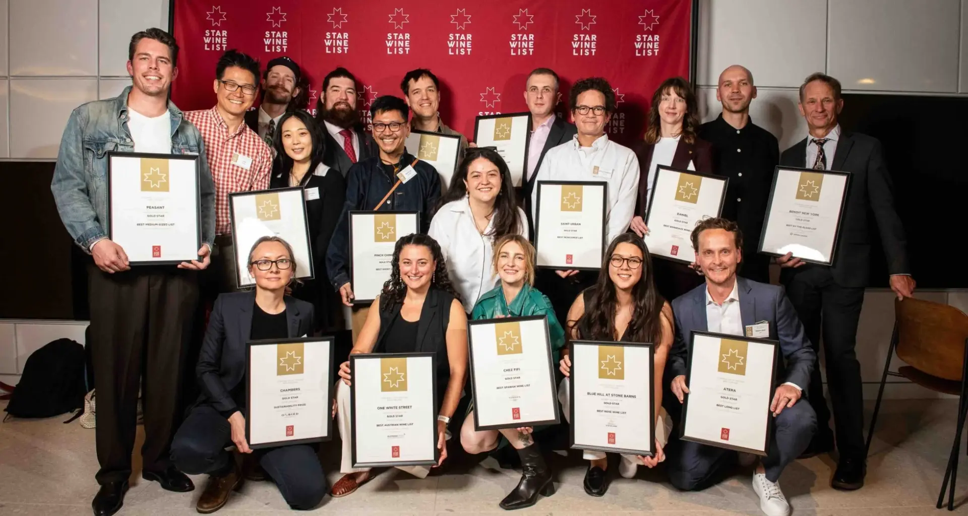 The Best Wine Lists of New York and Florida Named at Ceremonies in NYC and Miami