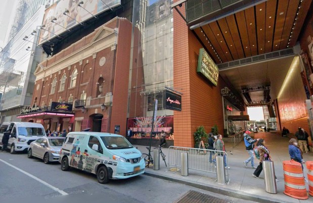 A 39-year-old man was fatally stabbed outside the Burger & Lobster restaurant on W. 43rd St. near Seventh Ave. in Manhattan on Monday, May 4, 2026. (Google)